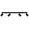 Lubinis šviestuvas TK LIGHTING TOP Juodas 4, 4xGU10 LED 10W