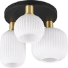 Lubinis šviestuvas TRIO DIVA, 3xE27, max 3x10W žalvario/baltos sp Ø39x28,5cm