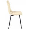 Lugano BORGO VELVET BEIGE minkšta kėdė