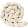 Lulumi Ochraniacz Warkocz do łóżeczka 200 cm Kreminė Light beige