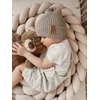 Lulumi Ochraniacz Warkocz do łóżeczka 200 cm Kreminė Light beige