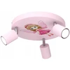 Luminex Lampa Sufitowa FUN Rožinė 3xGU10 Fėja Do Pokoju Dziecka