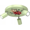 Luminex Lampa Sufitowa FUN Žalias 3xGU10 Do Pokoju Dziecka