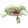 Luminex Lampa Sufitowa FUN Žalias 3xGU10 Do Pokoju Dziecka