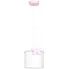 Luminex Lampa Wisząca SWEET Rožinė Baltas Abażur do pokoju dziecka dziewczynki motyl