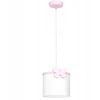 Luminex Lampa Wisząca SWEET Rožinė Baltas Abażur do pokoju dziecka dziewczynki motyl