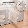 Lumpurini KOJEC DLA DZIECKA NIEMOWLĄT 150X180 BEZPIECZNY BASEN Žaidimų aikštelė Z DRZWIAMI