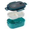 Lunchbox su przegródkami 3 komorowy śniadaniówka ze sztućcami 1200ml KITE