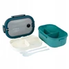 Lunchbox su przegródkami 3 komorowy śniadaniówka ze sztućcami 1200ml KITE