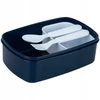 Lunchbox ze sztućcami dla chłopców Hot Wheels su wyposażeniem 750 ml Kite