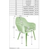 Lux Dom Furniture KĖDĖ SU PAGALVE VALGOMUI SVETAINEI Veliūras, NAVY MĖLYNA, AUKSINĖS KOJOS