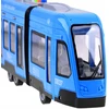 Luxma Didelis mėlynas tramvajus su garsu ir šviesomis, 44 cm
