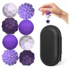 Luxma MAGNETINIAI ANTISRESO SILIKONINIAI KAMULIUKAI RELAX FUN Violetinė 8 vnt.
