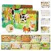Luxma Montessori knyga Velcro farm DIY Edukacinis ir kūrybinis vaikams