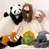 Luxma Panda svertinis meškiukas 65 cm terapinis pliušinis žaislas 1kg ADHD autizmo stresas