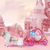 Luxma Vežimėlis su lėle ir EIKŠČiančiu arkliu | Princesės garso šviesų rinkinys