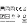 Luxolar Lampa Sufitowa Natynkowa GU10 LED Spot Ruchoma Różowa TUBA