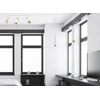 Luxolar Lampa Sufitowa SPOT Tuby Metal Balta Złot LED GU10