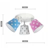 Luxolar Lampa sufitowa żyrandol dziecięcy plafon LED G3