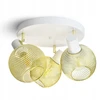 Luxolar Lampa Sufitowa Żyrandol Plafon Gold Globe 488-EG3 LED 3xE27 LED Ruchome