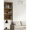 Luxolar Lampa Sufitowa Żyrandol Plafon Tuby Metal SPOT AG4 LED 4xGU10 Balta