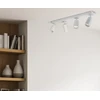 Luxolar Lubinė lempa Šviestuvas Plafon Vamzdžiai Metalinis SPOT BG4 LED 4xGU10 Baltas