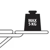 Brabantia lyginimo lenta B, 124x38cm, SSIR - Raminanti jūra