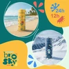 Mała butelka na wodę vaikams w dinozaury, miętowa Brosky Kids 450 ml