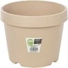 Maceflor Garden Kompostuojamas gėlių vazonas Lipari Ø28cm H22.4cm bioplastikinis/šv.rudas