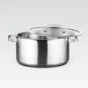 Maestro puodas su dangčiu 2.5l, 20cm, nerūdijantis plienas, indukcija