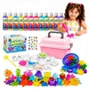 Magic Jelly Glue vandens geliai 30in1 XXL plastilino kūrybinis 3D rinkinys