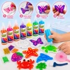 Magic Jelly Glue vandens geliai 30in1 XXL plastilino kūrybinis 3D rinkinys
