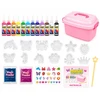 Magic Jelly Glue vandens geliai 30in1 XXL plastilino kūrybinis 3D rinkinys
