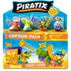 Magicbox „Piratix Adventure World“ auksinio lobio rinkinys: 4 kapitonų figūrėlės + priedai