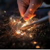 Magnesium Firestarter Military Strong Big Survival Tourist EDC Firee