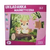 MAGNETINĖ DĖLŪNĖ MIŠKO GYVŪNAI QBI VAIKAMS LOGINĖ DOVANA