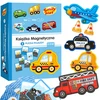 Magnetinės dėlionės Vehicles Automobiliai Smily Play knyga vaikams 3+ Dėlionė
