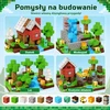 Magnetinės kaladėlės 100 vnt džiunglių 3D kubeliai vaikams 3+