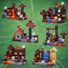 Magnetinės plytos 184vnt Statybinės plytos Rinkinys 3D pikseliai Figūrėlės
