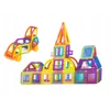 Magnetinės plytos su neodimio plokštelėmis 128 el rinkinys vaikams Click4Toys įvairiaspalvis