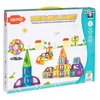 Magnetinės plytos su neodimio plokštelėmis 128 el rinkinys vaikams Click4Toys įvairiaspalvis