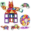 Magnetinės plytos su neodimio plokštelėmis 128 el rinkinys vaikams Click4Toys įvairiaspalvis
