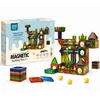 Magnetinės statybinės plytelės 200 Vnt Marble Run STEM Statybinis rinkinys vaikams nuo 3 metų