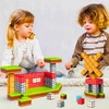Magnetiniai blokai 177 vienetai 3D statybiniai blokai kubeliai Pikselių rinkinys