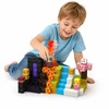 Magnetiniai blokeliai - 120 vnt Magnet Block Cubes Town Protal
