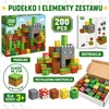 Magnetiniai blokeliai 200 vnt pikselių 3D nuotykis vaikams nuo 3 metų