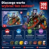 Magnetiniai blokeliai 300 vnt lavos urvas 3D kubeliai vaikams 3+