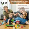 MAGNETINIAI KALULAI 100 vnt KUBAI Dizaino Dovana VAIKAMS