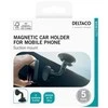 Magnetinis auto laikiklis DELTACO tvirtinamas prie stiklo, juodas / ARM-C103