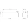 Magnetinis LED bėgelių šviestuvas DPM MTL-SPL-6W-B, 6 W, 4000 K, 480 lm, juodos sp.
